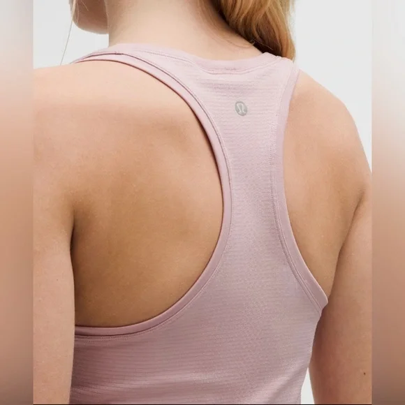 New Lululemon Swiftly Tech Cropped Racerback Tank Top. Pink Haze. Size 6. - Picture 12 of 16